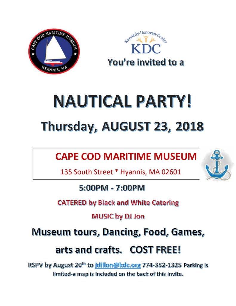 Nautical Party Event Poster